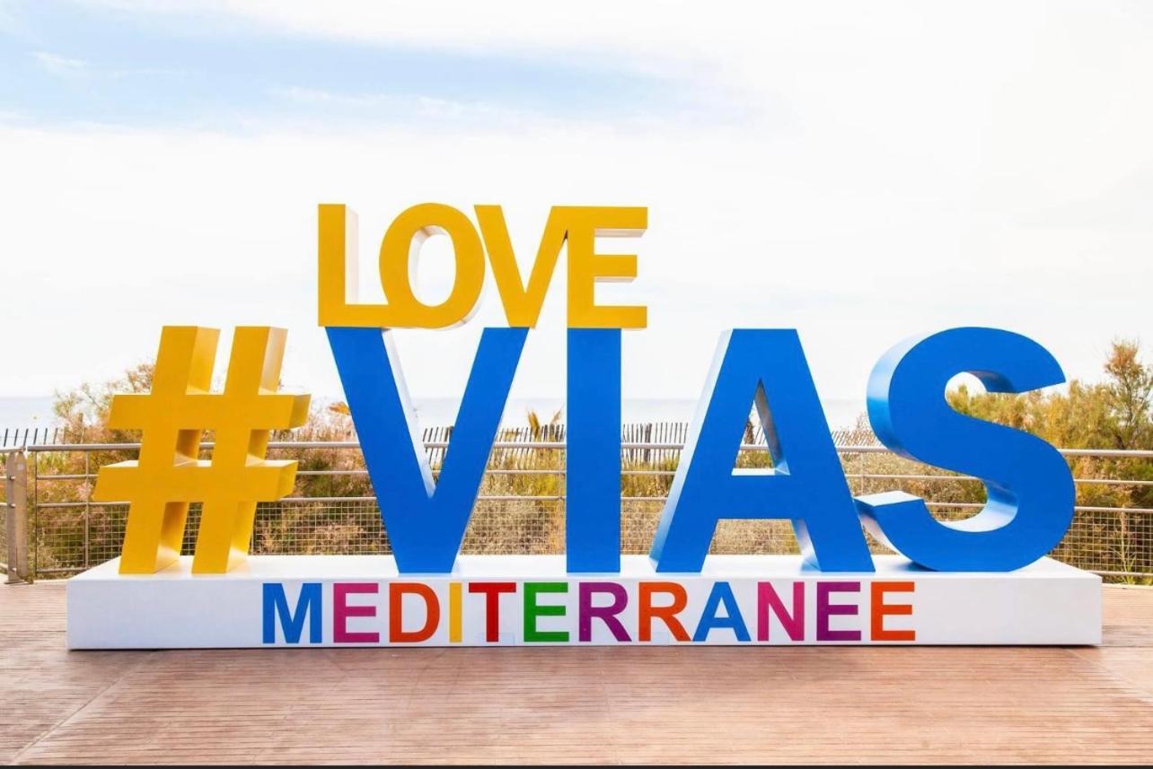 Mobilhome La Carabasse Vias Plage ภายนอก รูปภาพ