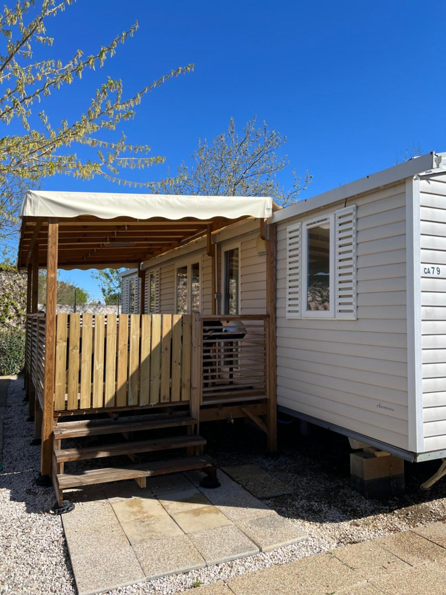 Mobilhome La Carabasse Vias Plage ภายนอก รูปภาพ